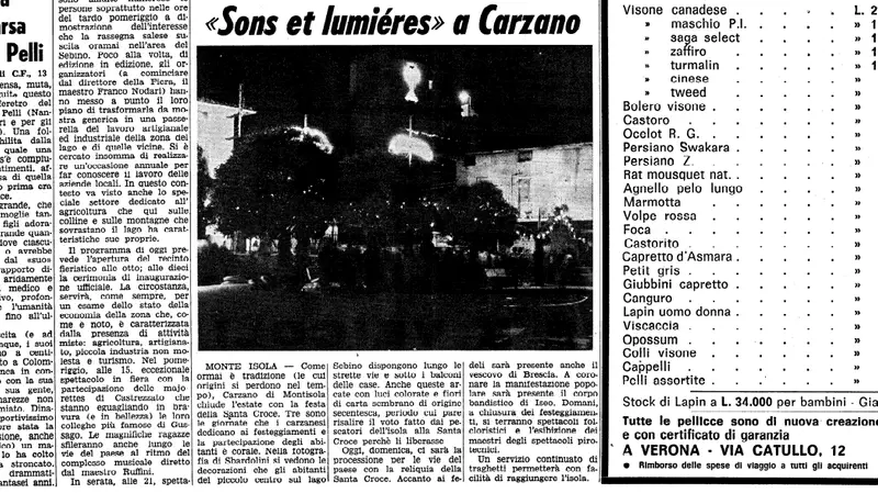 Sul Giornale di Brescia nel 1975