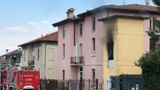 San Zeno, a fuoco una cabina dell'Enel