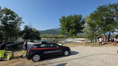 Ricerca di una bambina di 10 anni dispersa lungo il fiume Piave, a Pederobba, in provincia di Treviso. Sul posto stanno operando squadre di terra, specialisti fluviali e un elicottero, 29 giugno 2025. ANSA/Carabinieri Treviso + UFFICIO STAMPA, PRESS OFFICE, HANDOUT PHOTO, NO SALES, EDITORIAL USE ONLY + NPK