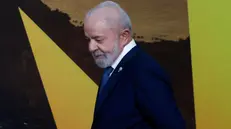 epa12222596 Brazilian President Luiz Inacio Lula da Silva attends the final day of the BRICS summit in Rio de Janeiro, Brazil, 07 July 2025. The second and final day of the BRICS summit commenced amid tensions, following a new statement from U.S. President to impose an additional 10 percent tariff on countries that align themselves with the BRICS bloc. EPA/ANTONIO LACERDA