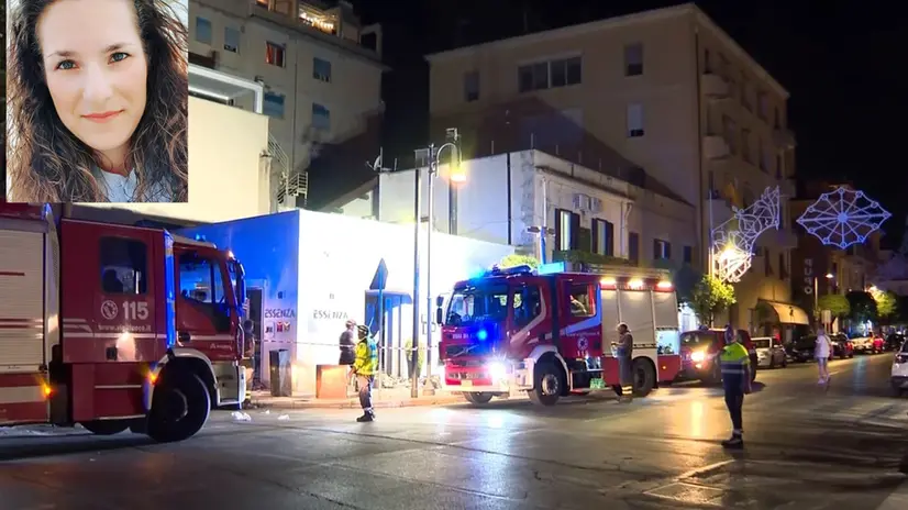 Terracina ( LT ) 7-07 - 2025.Crolla un slolaio di un ristorante muore una ragazza di 31 anni . Ansa / Renato Olimpio
