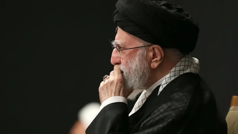 epa12218990 A handout picture made available by the Iranian supreme leader office shows, Iranian supreme leader Ayatollah Ali Khamenei take part during a mourning ceremony on the occasion of Tasua Day (ninth day of the Muharram month) in Tehran, Iran, 05 July 2025. EPA/IRANIAN LEADER OFFICE HANDOUT HANDOUT EDITORIAL USE ONLY/NO SALES