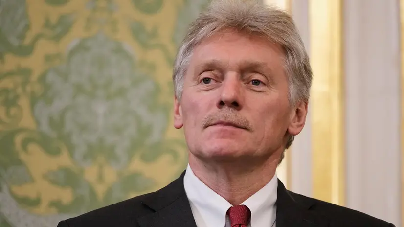epa12192791 Kremlin spokesman Dmitry Peskov looks on while waiting for the beginning of the talks between the Russian president and the interim president of the Republic of Mali at the Kremlin in Moscow, Russia, 23 June 2025. EPA/PAVEL BEDNYAKOV / POOL