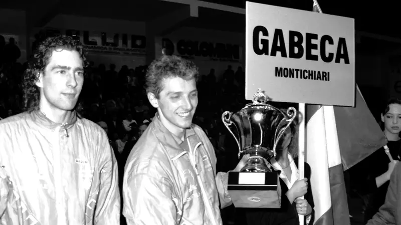La Gabeca Montichiari vince la sua prima Coppa delle coppe nel 1991 © www.giornaledibrescia.it