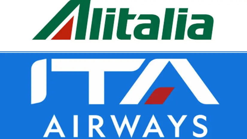 Alitalia - ITA Airways (combo loghi). Alitalia tornerà a volare. Entro la fine del 2024 l'identità visiva di Ita Airways si arricchirà di "un elemento che omaggia la storia dell'aviazione e del Paese", a fianco del nome Ita Airways, compare la citazione "inspired by Alitalia". "Non è un'operazione nostalgia" ha commentato il presidente Antonio Turicchi ma un riconoscimento a un brand "che ha ispirato, con la sua eccellenza pionieristica nel trasporto aereo e il ruolo di straordinario ambasciatore del Made in Italy nel mondo, i valori di Ita Airways". ANSA