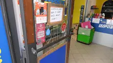 La spaccata in via Trieste