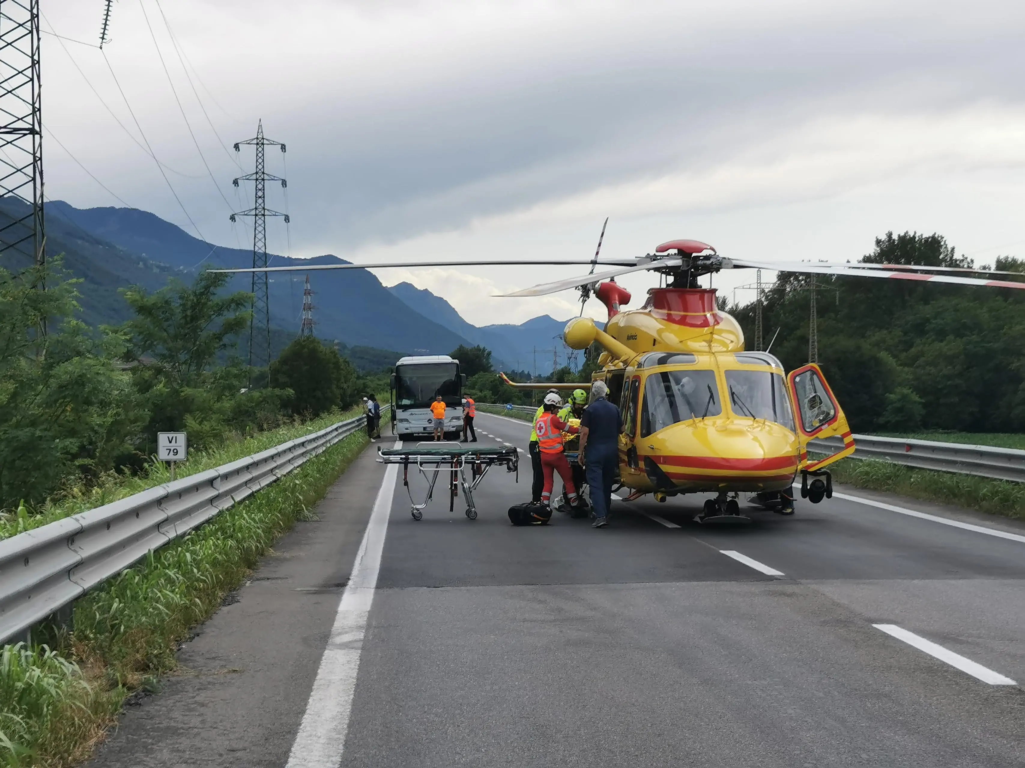 Grave incidente a Esine lungo la Ss 42