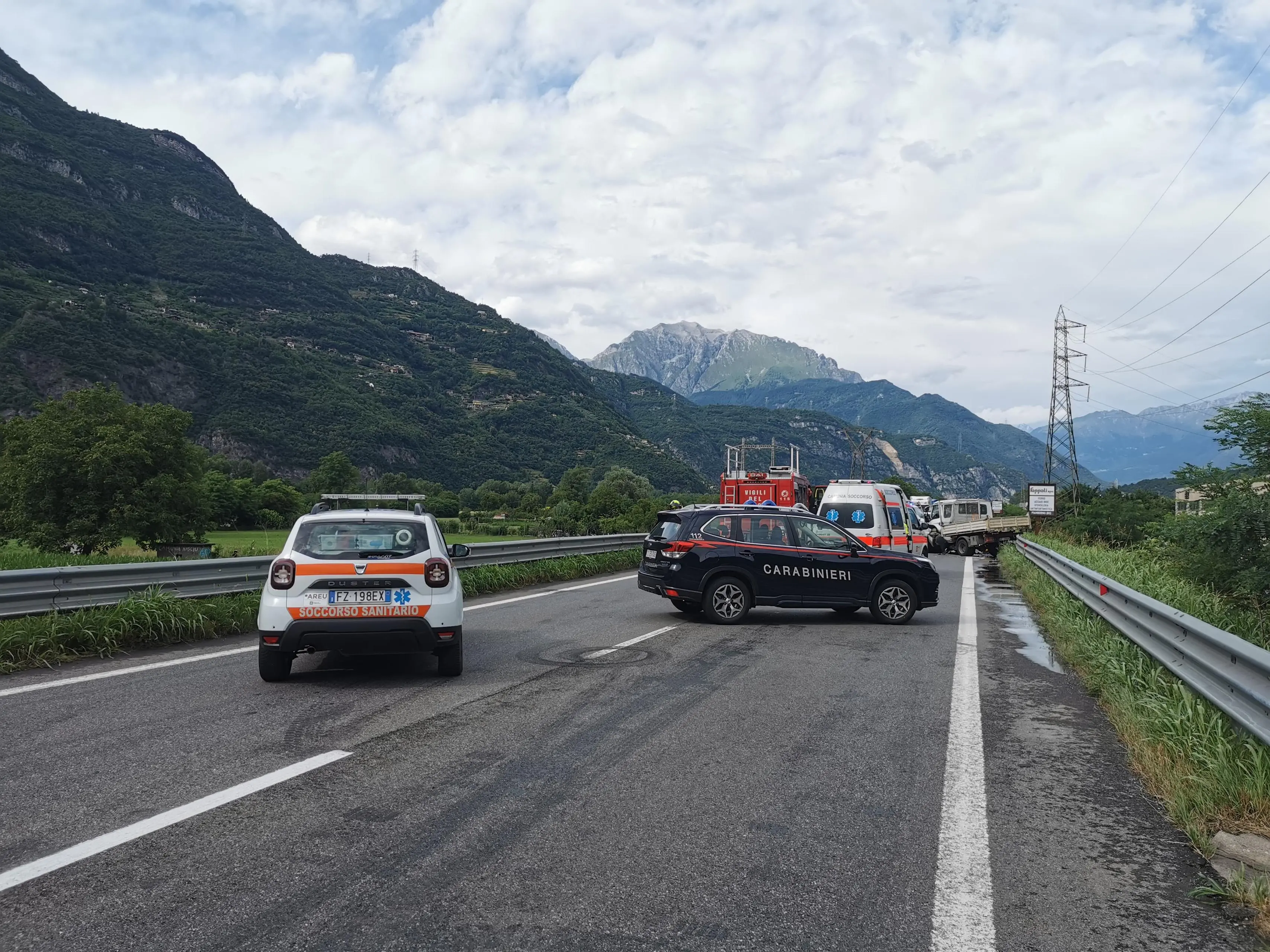 Grave incidente a Esine lungo la Ss 42