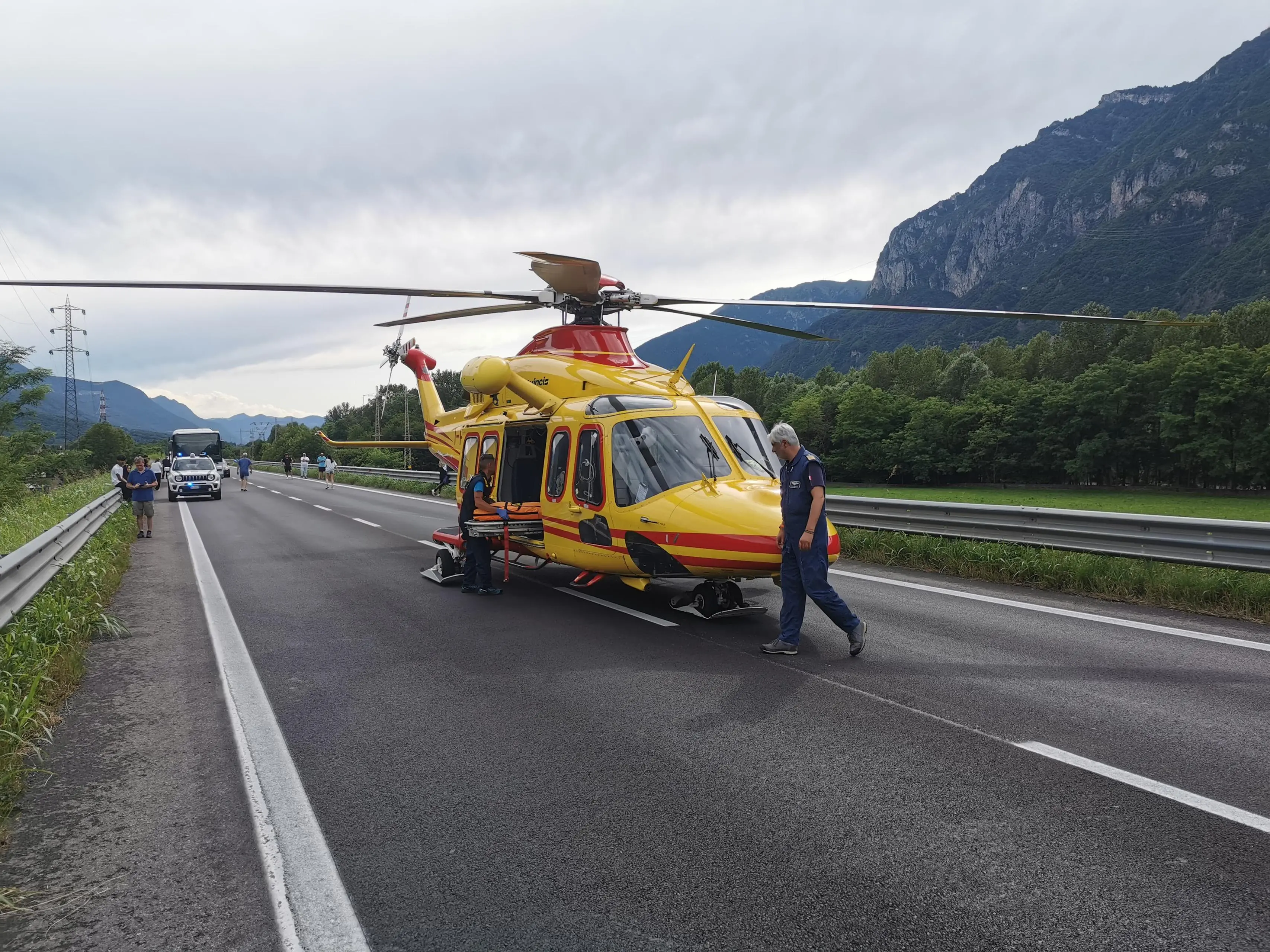 Grave incidente a Esine lungo la Ss 42