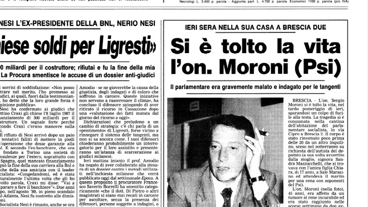 La prima pagina del GdB del 3 settembre 1992 © www.giornaledibrescia.it