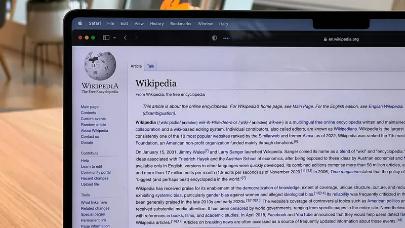 La pagina Wikipedia su Wikipedia