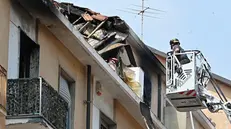 cesplosione dello stabile in via Nizza 389 a Torino , 30 giugno 2025 ANSA/ALESSANDRO DI MARCO