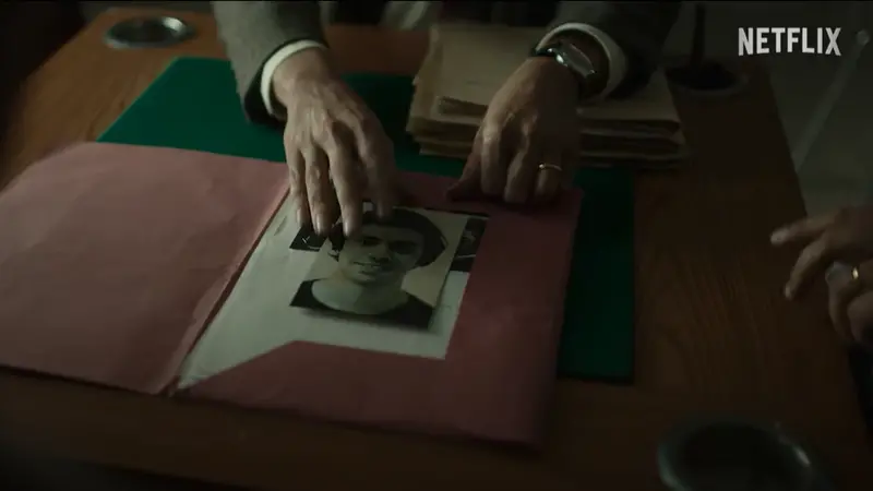 Un frame dal teaser della serie Netflix sul mostro di Firenze