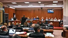 25-09-2024 COMO PROCESSO CRISTINA MAZZOTTI ANSA/FABRIZIO CUSA