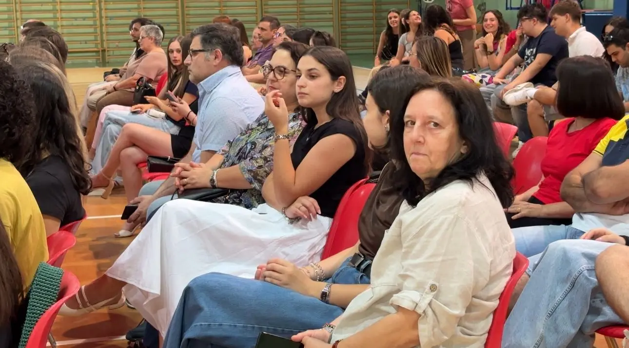La cerimonia di conclusione all'istituto Lunardi