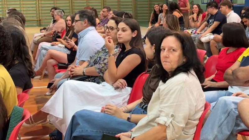 La cerimonia di conclusione all'istituto Lunardi