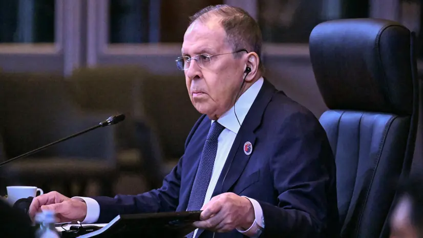 epa12228365 Russia's Foreign Affairs Minister Sergei Lavrov attends the Post-Ministerial Conference with Russia at the 58th Association of Southeast Asian Nations (ASEAN) Foreign Ministers' Meetings in Kuala Lumpur, Malaysia, 10 July 2025. EPA/MOHD RASFAN / POOL