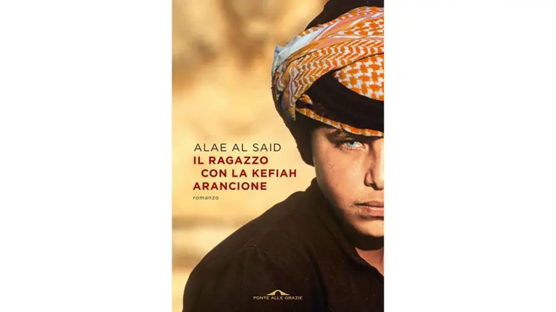 La copertina di Il ragazzo con la kefiah arancione