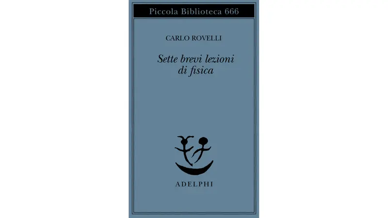 La copertina di Sette brevi lezioni di fisica