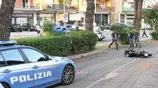 I mezzi rimasti a terra dopo lo scontro mortale a Bedizzole