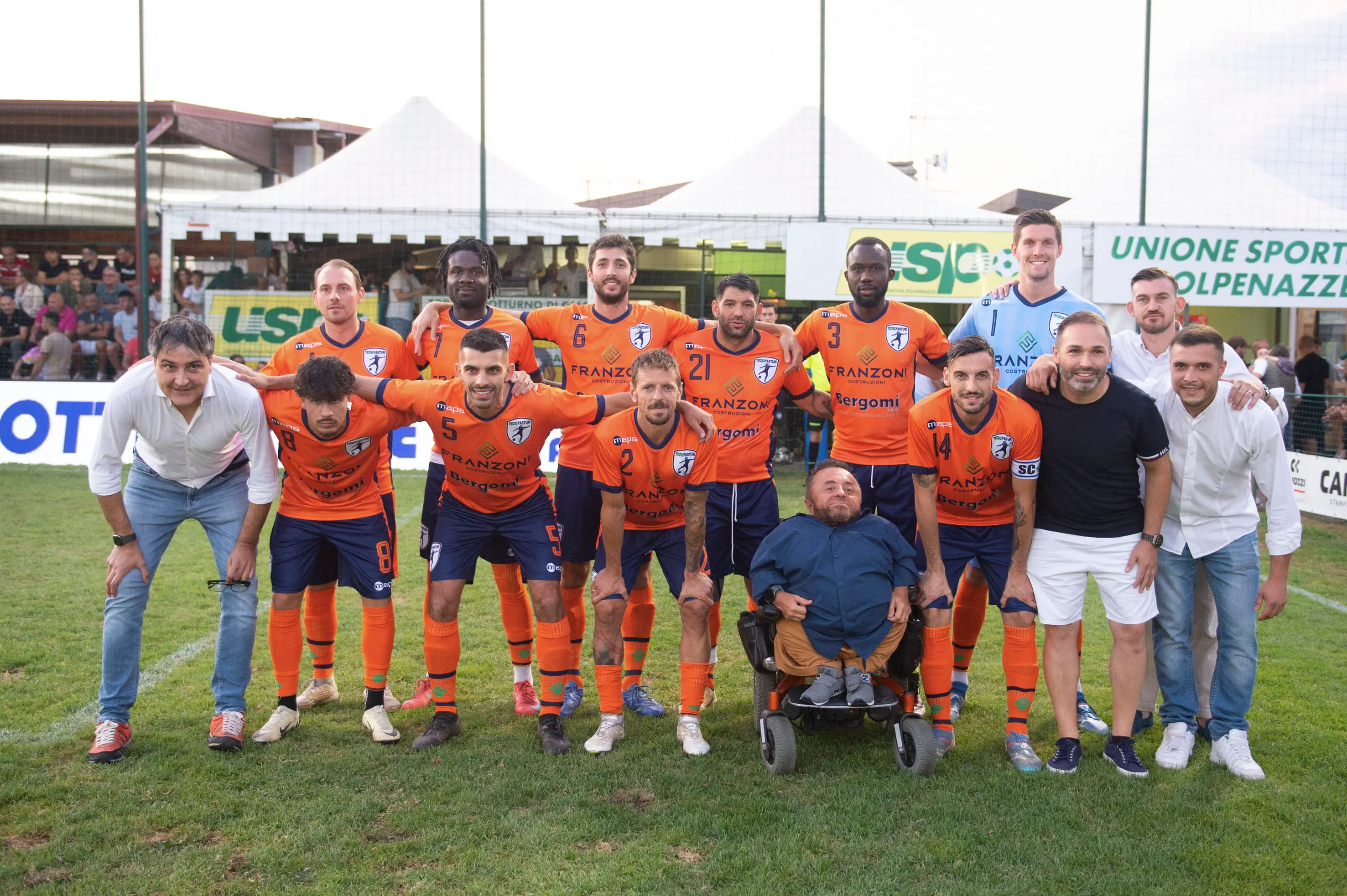 SPORT CALCIO POLPENAZZE DEL GARDA 45° TORNEO NOTTURNO DI POLPENAZZE SEMIFINALE RITORNO FRANZONI COSTRUZIONI - TECNOPASTURI - OFFICINE MECCANICHE BERGOMI - REKONTA VS COMIPONT SPA - REALVERDE - AS29 NELLA FOTO FRANZONI COSTRUZIONI 10-07-2025 PIERPAOLO PAPETTI AGENZIA NEWREPORTER