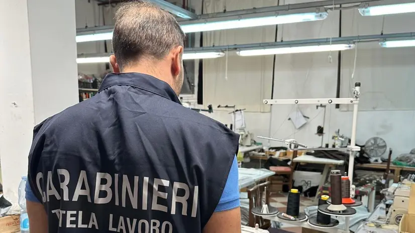 L'ispezione dei carabinieri