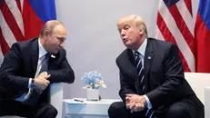 Donald Trump e Vladimir Putin - Foto Ansa © www.giornaledibrescia.it