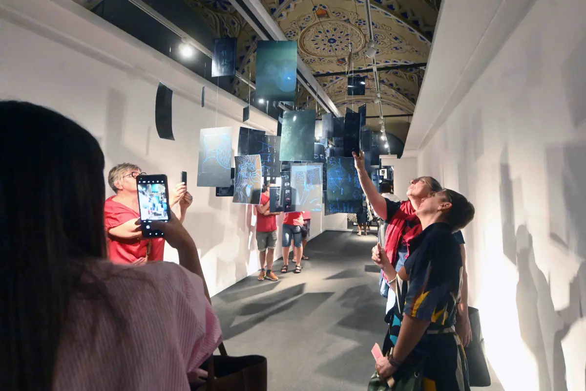 L'inaugurazione della mostra Medee