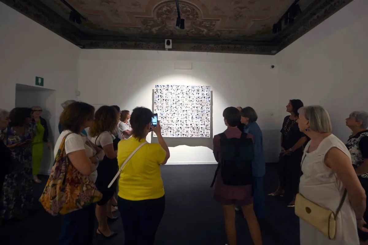 L'inaugurazione della mostra Medee
