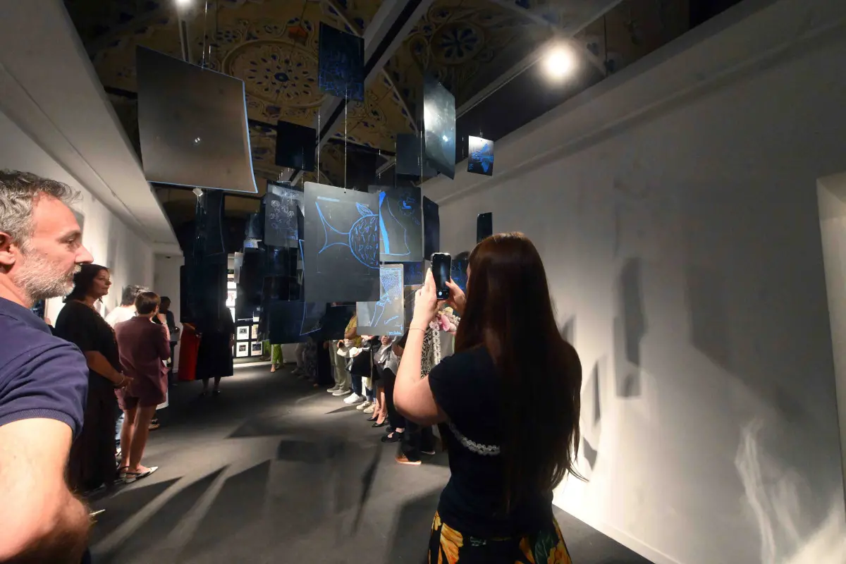 L'inaugurazione della mostra Medee