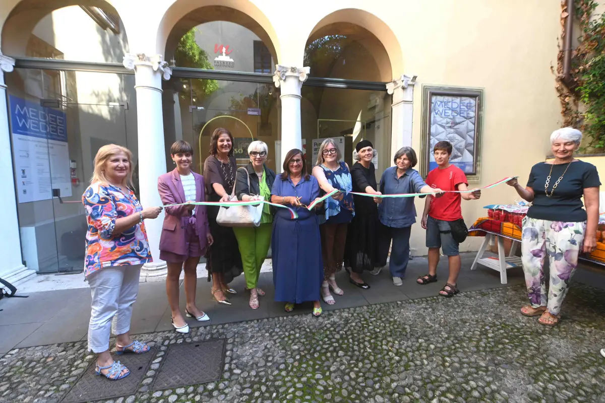 L'inaugurazione della mostra Medee