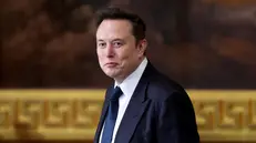 epa11838720 Elon Musk arrives for the inauguration ceremony before Donald Trump is sworn in as the 47th US President in the US Capitol Rotunda in Washington, DC, USA, 20 January 2025. EPA/KEVIN LAMARQUE / POOL