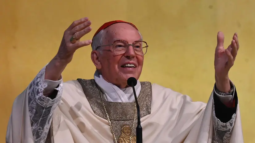 La messa alla Chiesa di San Benedetto Messe celebrata dal Cardinale Re