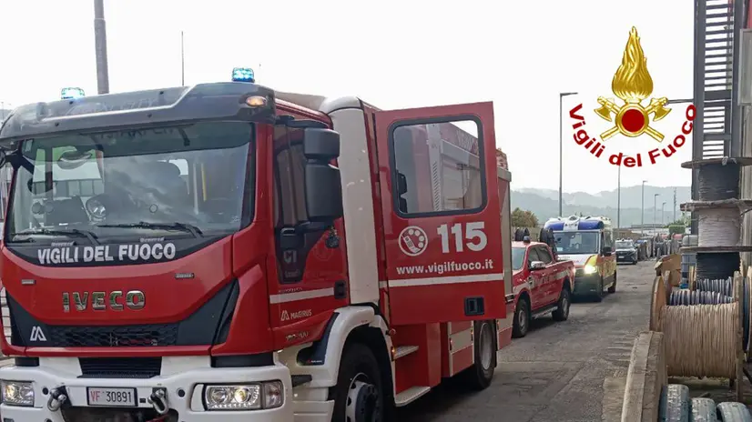 Operaio morto in stabilimento metalmeccanico in Veneto Foto Vigili del Fuoco