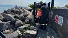 La zona di Padenghe dove è morto un uomo che stava lavorando in un cantiere