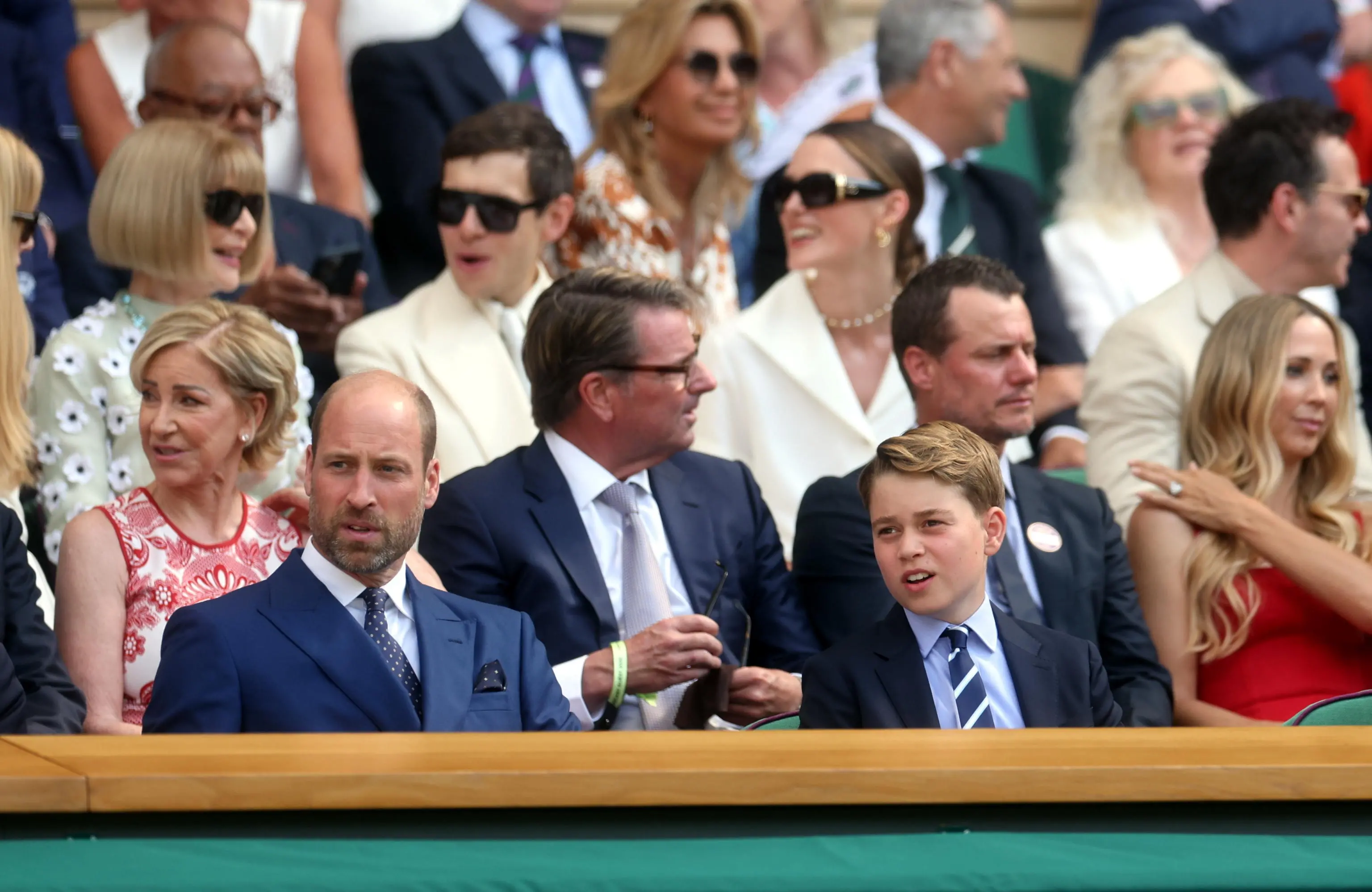 Sinner-Alcaraz, i vip e i royal sugli spalti di Wimbledon