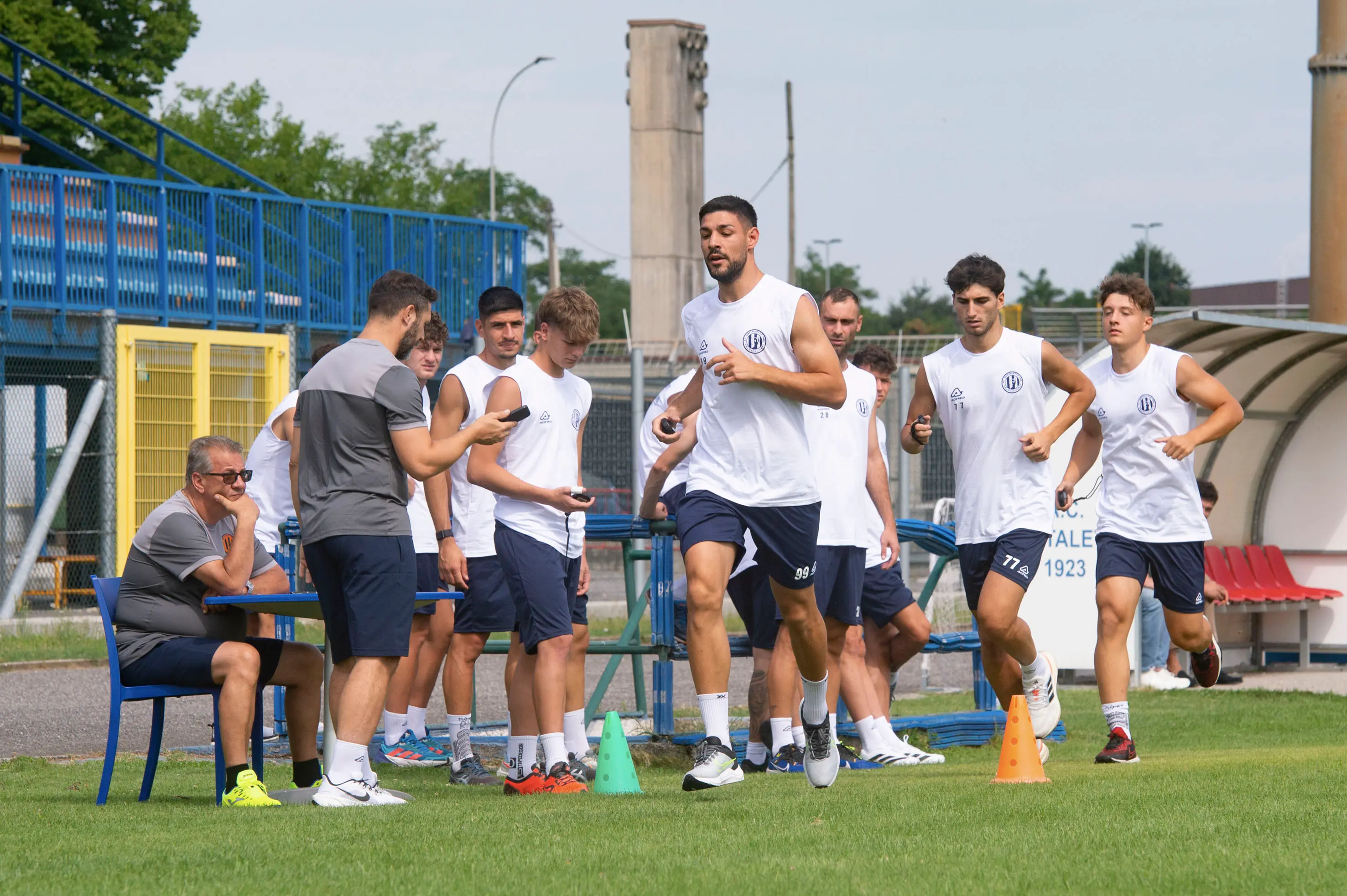 SPORT CALCIO OSPITALETTO SERIE C PRIMO RADUNU E ALLENAMENTO OSPITALETTO NELLA FOTO MOMENTI DELL’ALLENAMENTO 14-07-2025 PIERPAOLO PAPETTI AGENZIA NEWREPORTER