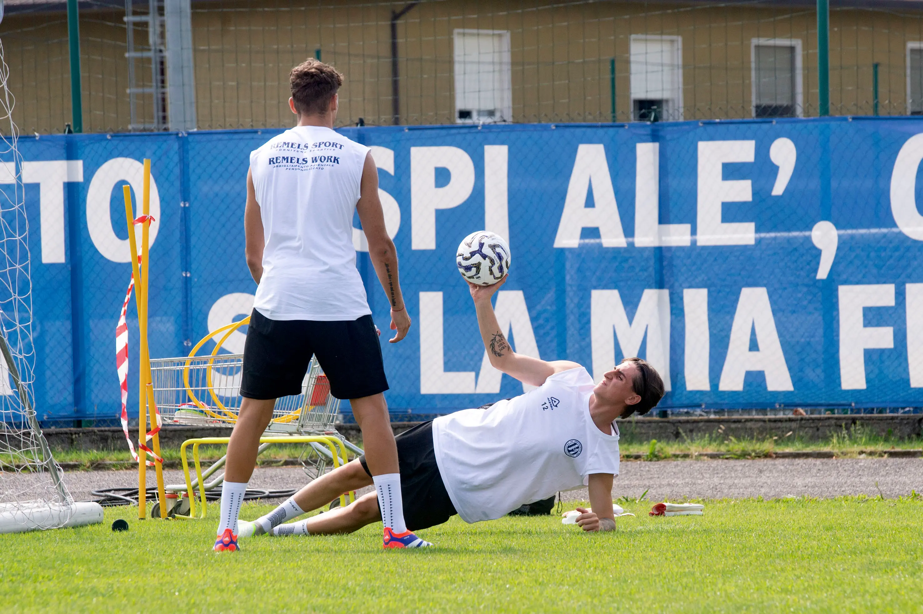 SPORT CALCIO OSPITALETTO SERIE C PRIMO RADUNU E ALLENAMENTO OSPITALETTO NELLA FOTO MOMENTI DELL’ALLENAMENTO 14-07-2025 PIERPAOLO PAPETTI AGENZIA NEWREPORTER