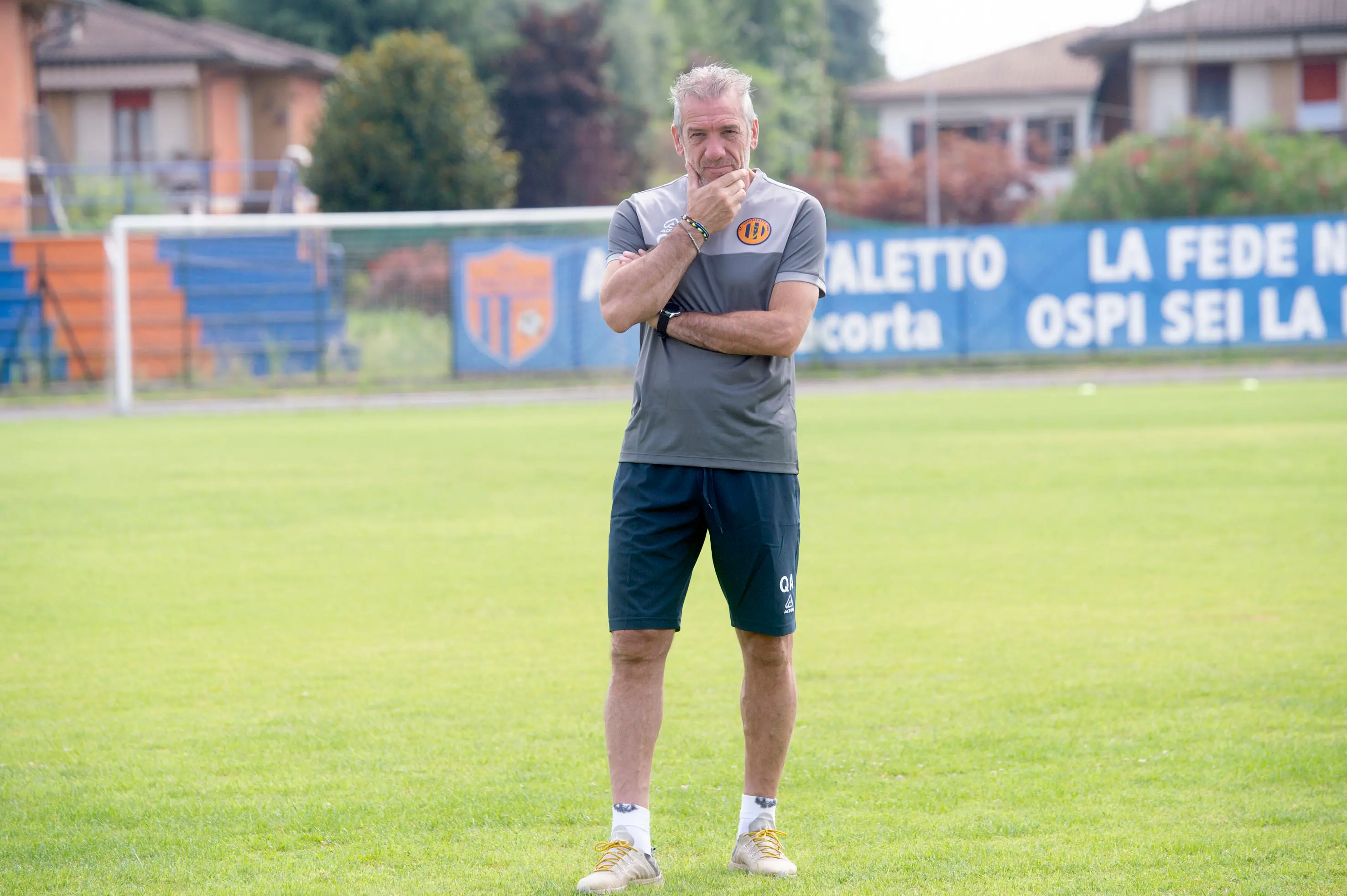SPORT CALCIO OSPITALETTO SERIE C PRIMO RADUNU E ALLENAMENTO OSPITALETTO NELLA FOTO  MR ANDREA QUARESMINI 14-07-2025 PIERPAOLO PAPETTI AGENZIA NEWREPORTER