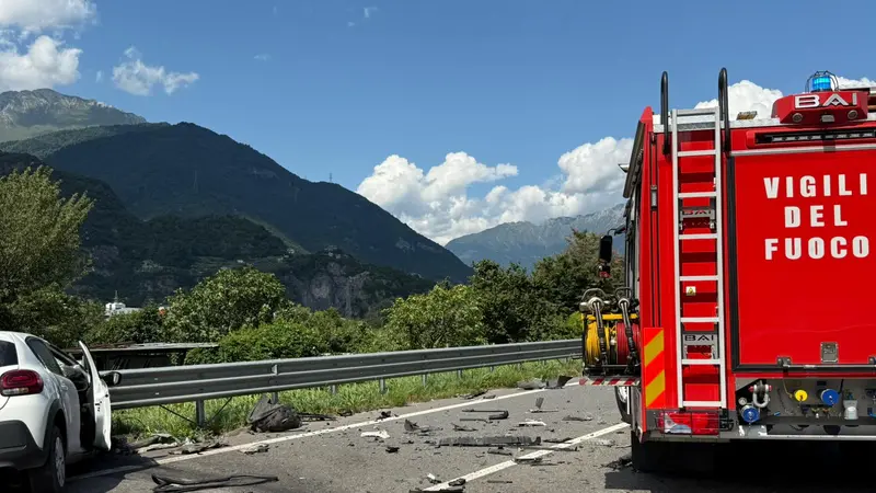 L'incidente lungo la Ss42 a Cividate