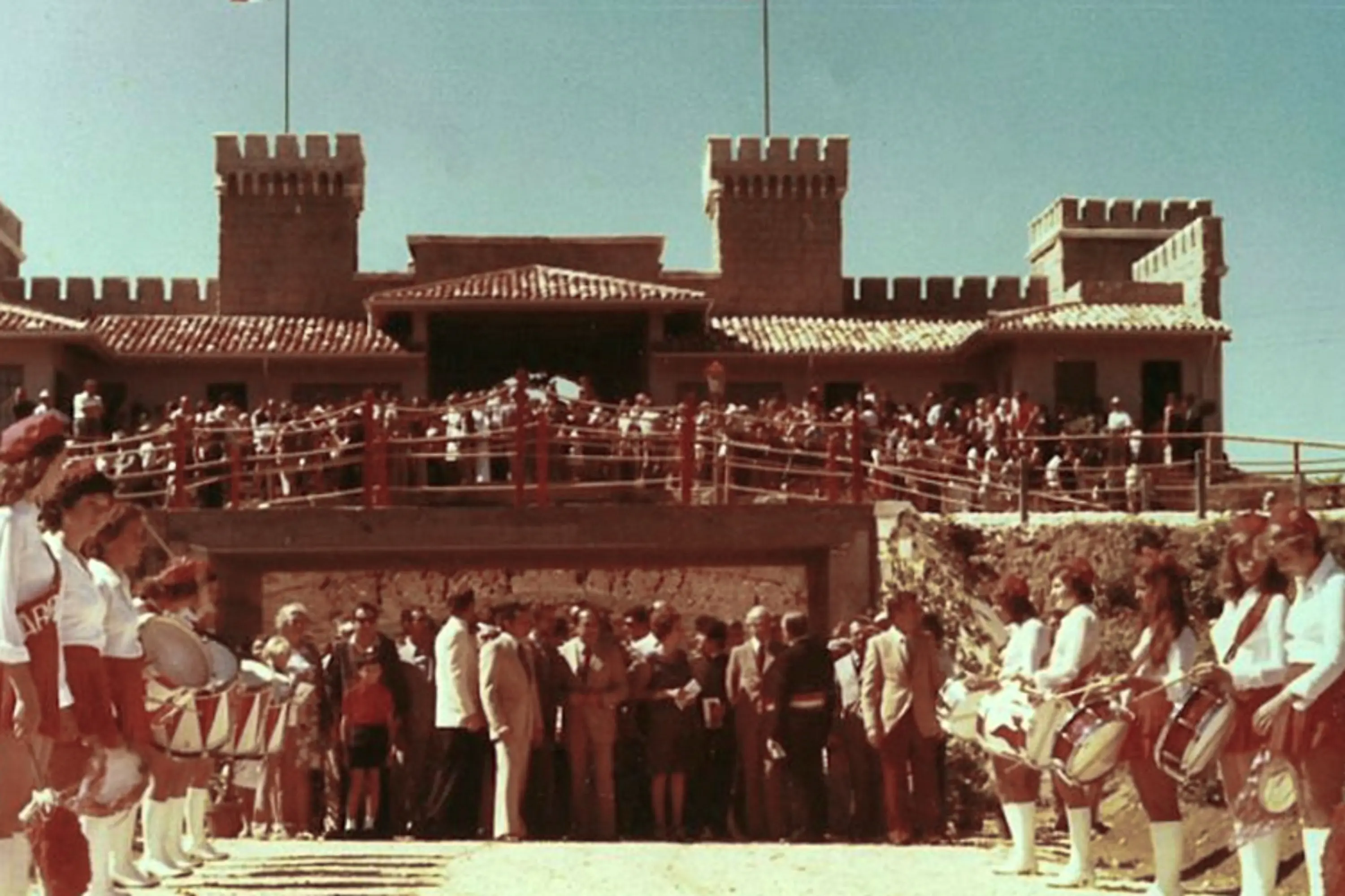 Il giorno dell'apertura di Gardaland il 19 luglio 1975