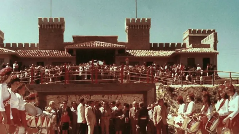 Il giorno dell'apertura di Gardaland il 19 luglio 1975