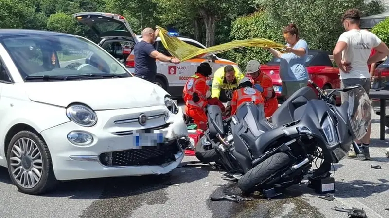 L'incidente a Bione - © www.giornaledibrescia.it