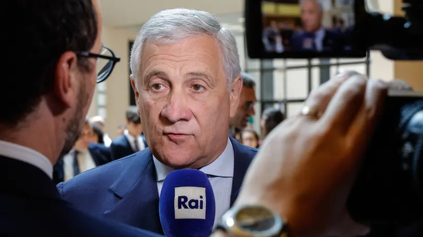 Italy's Minister for Foreign Affairs Antonio Tajani at Italian Embassy during of his official visit Washington, DC, USA, 15 July 2025. ANSA/GIUSEPPE LAMI