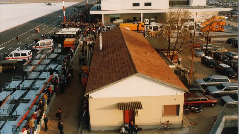 L'inaugurazione dell'aeroporto D'Annunzio - © www.giornaledibrescia.it