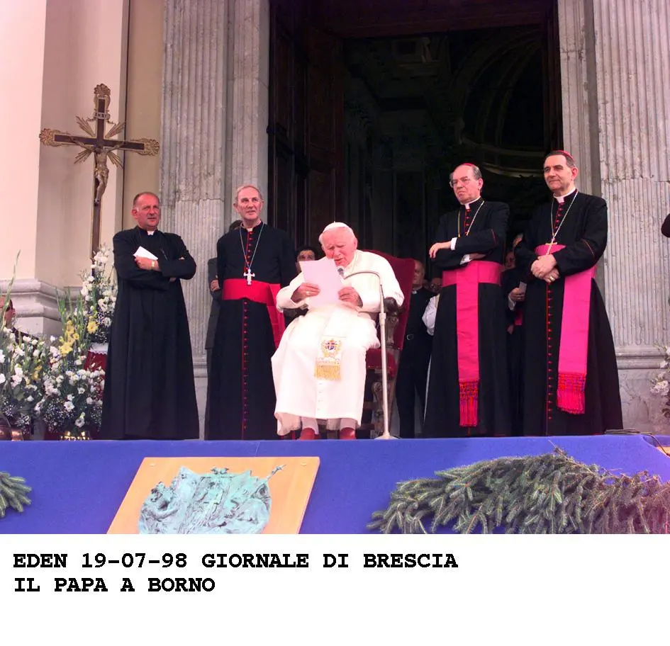 La visita di Papa Giovanni Paolo II a Borno e in città