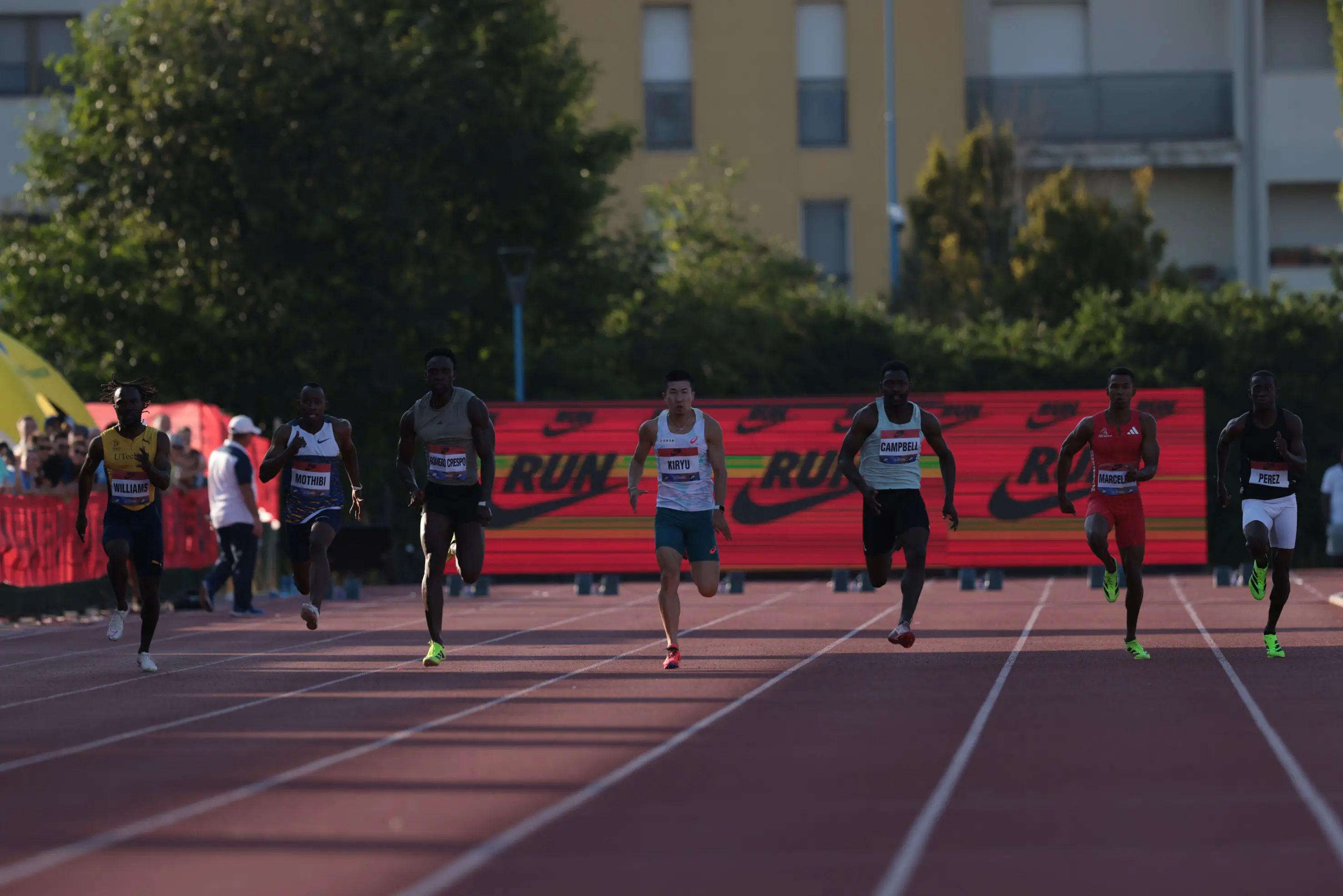 Grand Prix, i 100 metri maschili