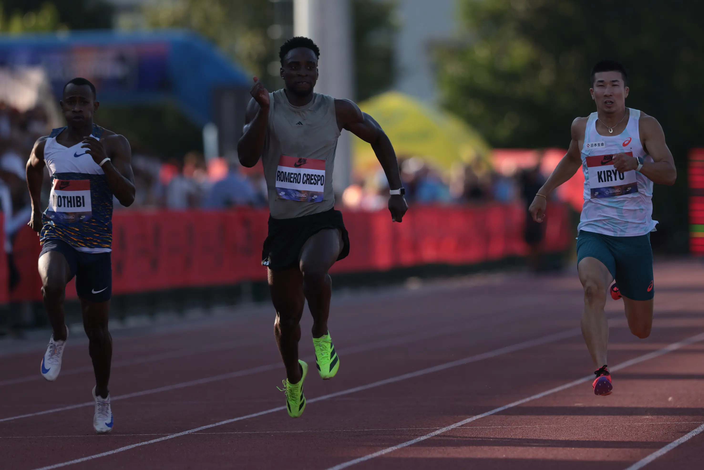 Grand Prix, i 100 metri maschili