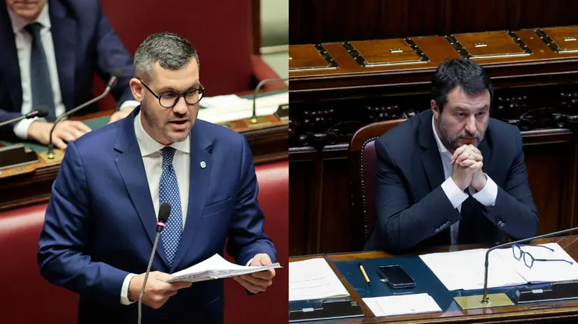 Fabrizio Benzoni e Matteo Salvini