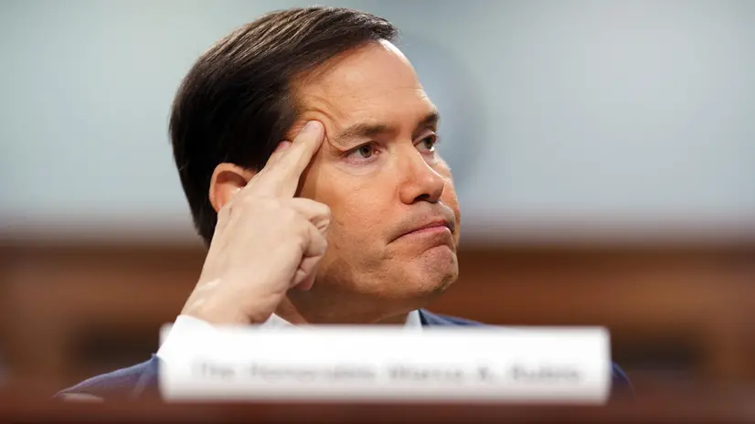 epa12123935 US Secretary of State Marco Rubio during a hearing of the House Committee on Appropriations, Subcommittee on National Security, Department of State, and Related Programs, at the US Capitol, Washington, DC, USA, 21 May 2025. EPA/WILL OLIVER